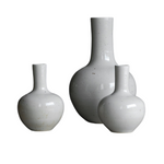 Rustic White Vase, 2 Sizes
