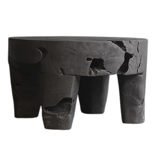 Low Stool - Charcoal, 20"