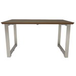 Kent 72" Desk, Shiitake/ Brushed Nickel