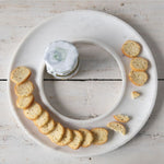 Round Marble Circle Cracker/Cheese Tray