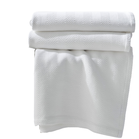 Espinho Coverlets, King & Queen, White
