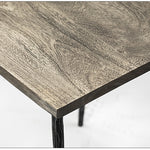 Velez End Table in Dark Acacia Wood, 18"W x 18"D x 22"H