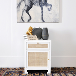 Ruth Hand-Woven Cabinet, White