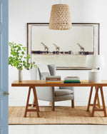 Yountville Woven Abaca Pendant