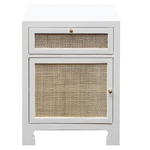 Ruth Hand-Woven Cabinet, White