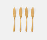 Alba, Gold Cheese Spreaders, Set of 4