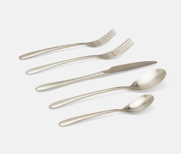 Alba, Silver Flatware, 5 Piece Set