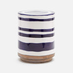 Belda White/Blue Stool