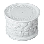 White Terracotta Candle Holder