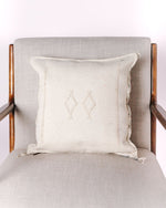 Cactus Silk Pillow, Cream