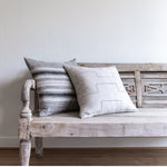 Pari on Natural/White Pillow, 22" x 22"