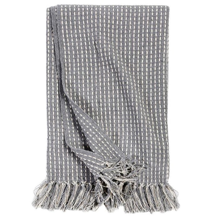 Jasper Oversized Throw, Blue Grey