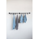 Forged Metal Wall Rod with 18 Hooks