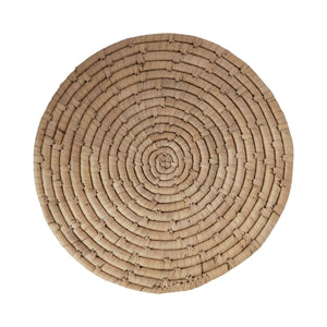 Round Hand-Woven Grass Placemat