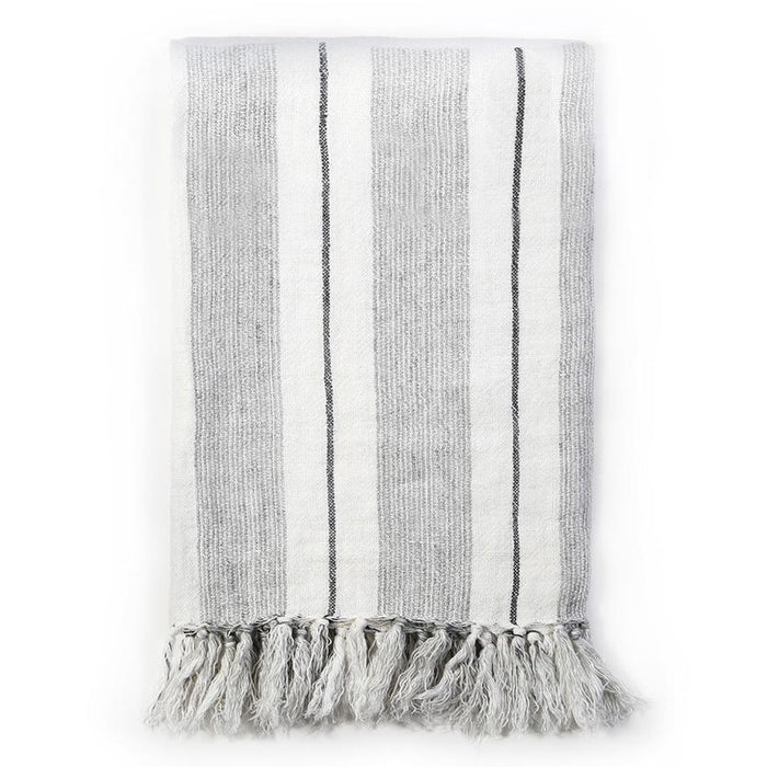 Laguna Throw, Grey/Charcoal