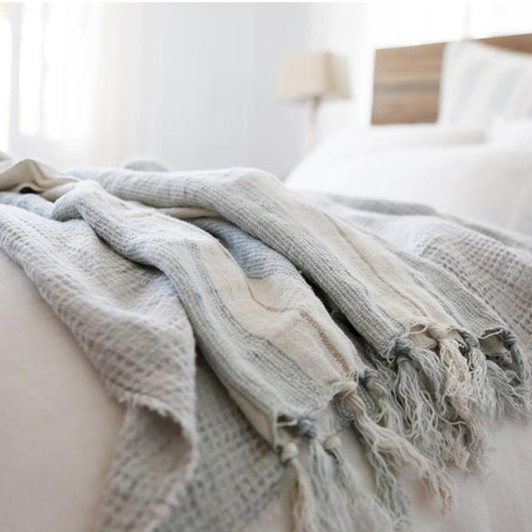 Laguna Throw, Grey/Charcoal