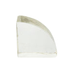 Clear Hand Made Glass Book End