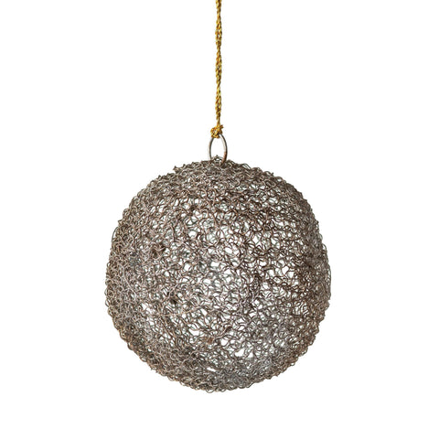 Round Metal Ball Ornament