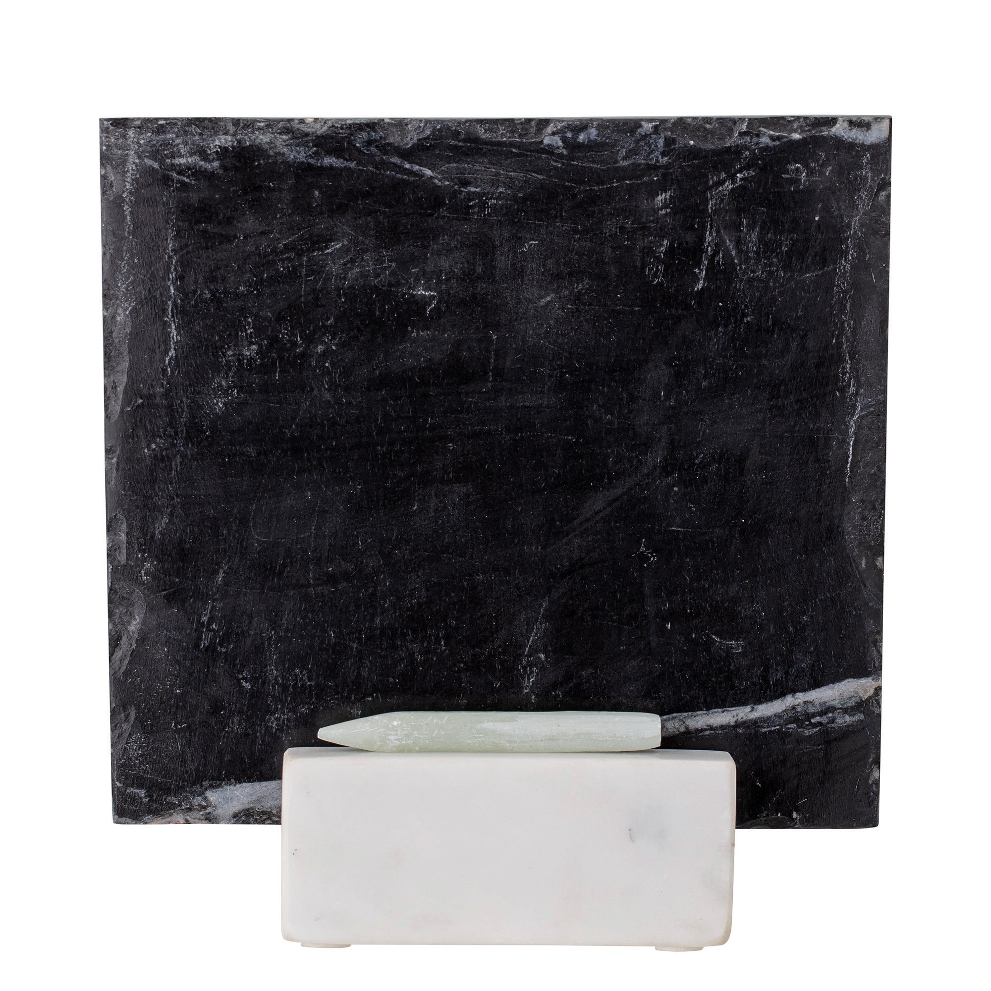 Slate Chalkboard with Marble Base & Pencil