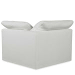 Haven L Sectional, White,  114" x 114"