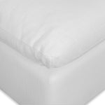 Seahaven Ottoman, White, 38"W X 19"H X 38"D