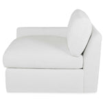 Slope Modular Sofa, Alabaster Chenille