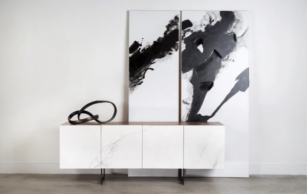Rorschach Wall Décor Set of 2, 33.5"W X 2"D X 82.5"H