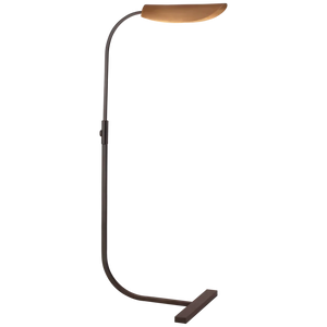 Lola Medium Pharmacy Floor Lamp, Iron and Brass