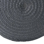 Saba Solar Indoor/Outdoor Pouf, Navy