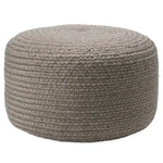 Saba Solar Pouf, Taupe