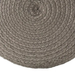 Saba Solar Pouf, Taupe