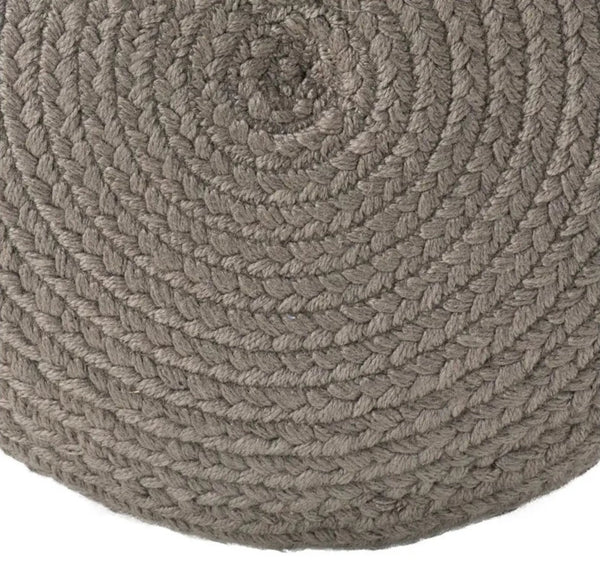 Saba Solar Pouf, Taupe