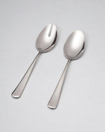 Polished Silver Serving Spoon, Set of 2