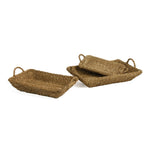 Seagrass Trays with Handles, 3 Sizes