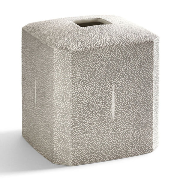Shagreen Tissue Holder, Grey/ Unique