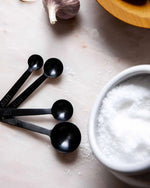 Stowe Measuring Spoons, Brushed Onyx
