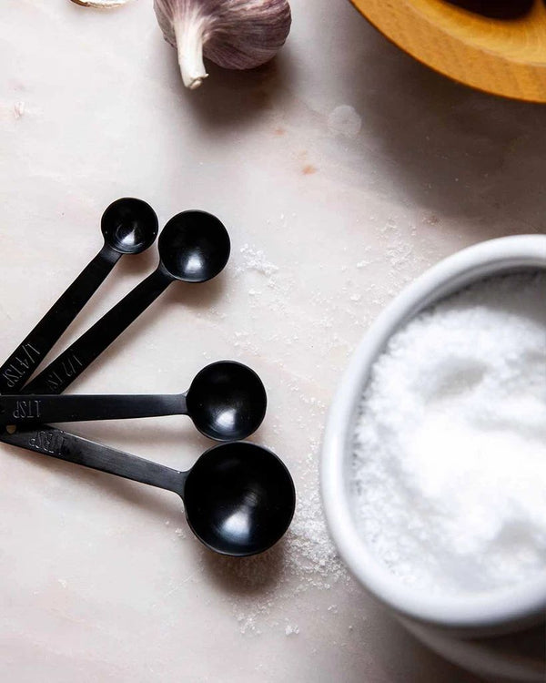 Stowe Measuring Spoons, Brushed Onyx