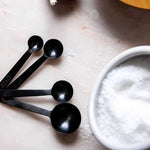 Stowe Measuring Spoons, Brushed Onyx