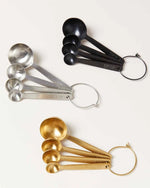 Stowe Measuring Spoons, Brushed Onyx
