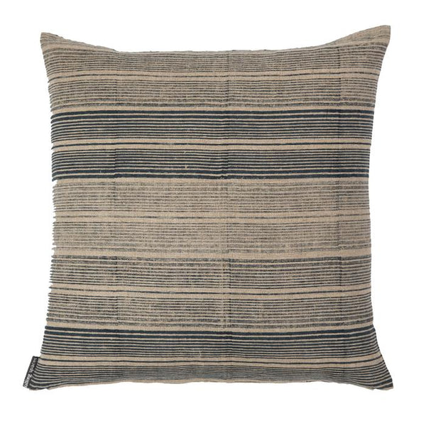 Stripes Shades of Indigo, 22"W x 22"L