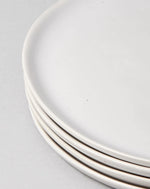 Speckled White Dinner Plates, Set of 4