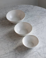 Speckled White Nested Serving Bowls, Set of 3