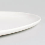 Speckled White Oval Serving Platter