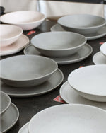 Speckled White Pasta Bowls, Set of 4