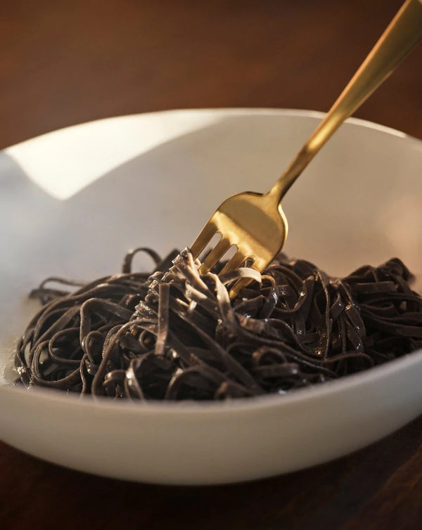 Speckled White Pasta Bowls, Set of 4