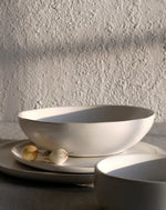 Speckled White Salad Plates, Set of 4