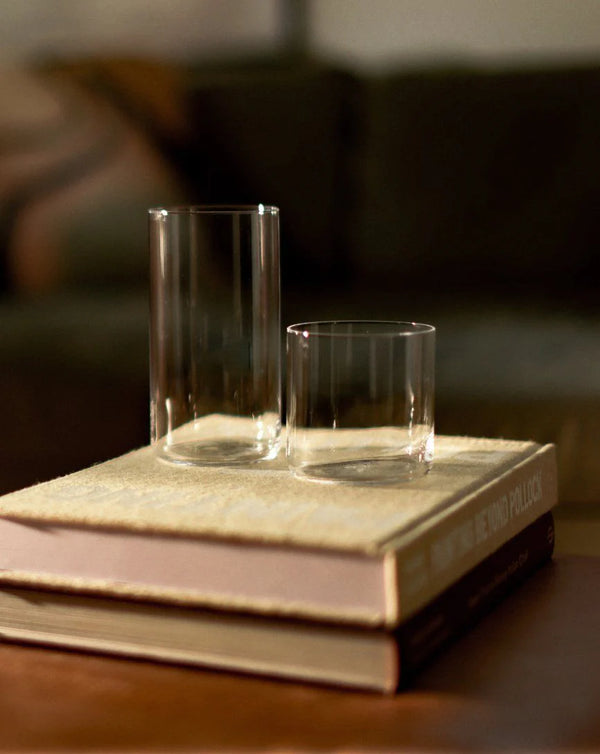 Clear Tall Glasses, Set of 4