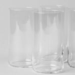 Clear Tall Glasses, Set of 4