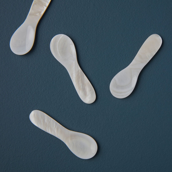 Seashell Spoons, Set of 4 in 3 Sizes