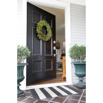 Veranda Handwoven Indoor/Outdoor Rug, Light Grey/Charcoal